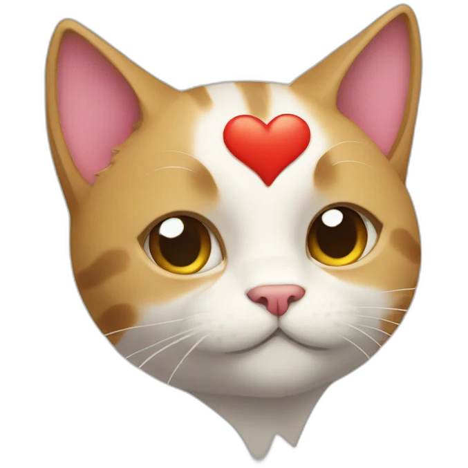 cat with heart emoji