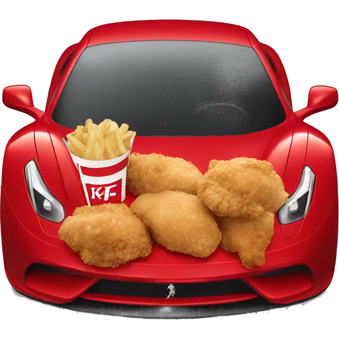 Kfc in a ferrari emoji