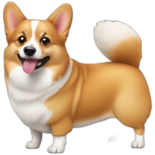 corgi and spitz emoji