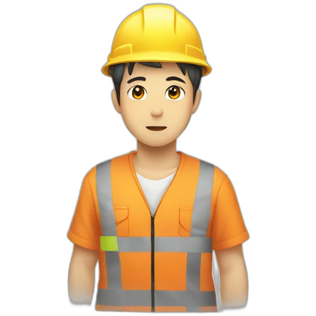 Road worker anime emoji
