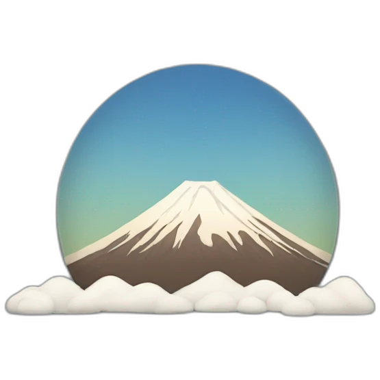 Mount Fuji emoji