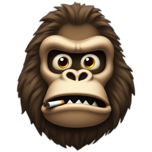 smoking kong emoji