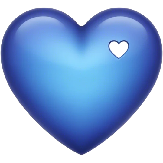 Indigo heart emoji