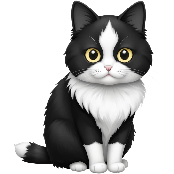 tuxedo cat emoji