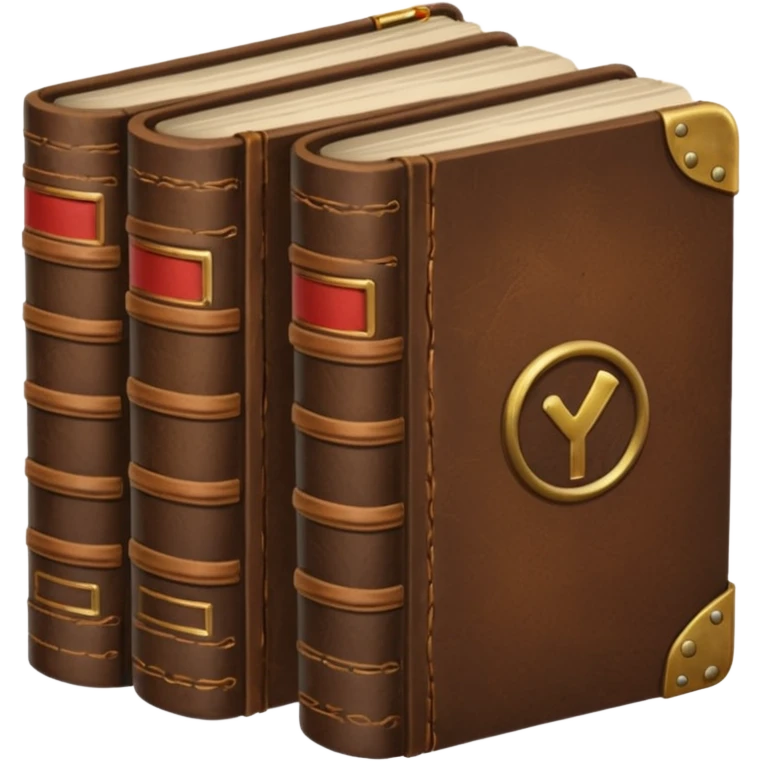 BOOKS BROWN degrade aesthetic  emoji