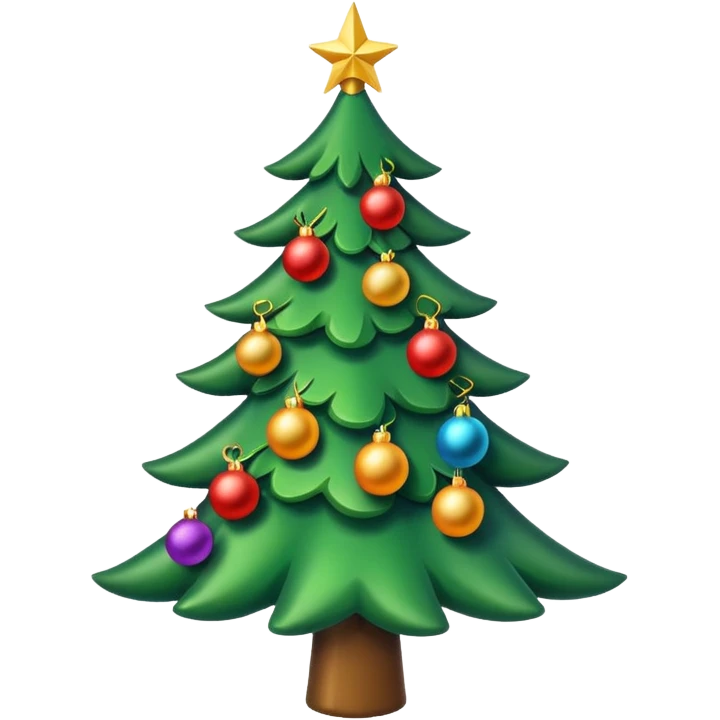 green Christmas tree emoji