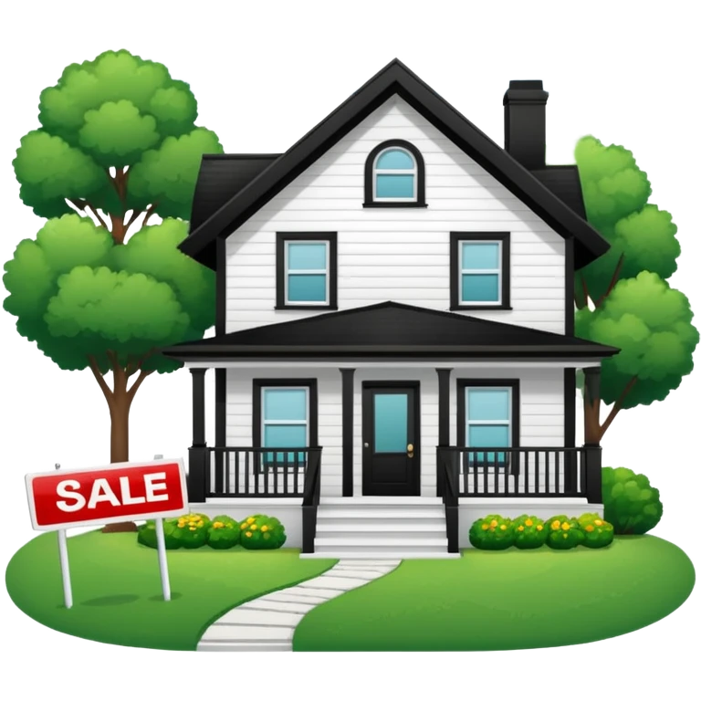 4d house w for sale sign emoji