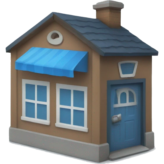 blue location tag emoji