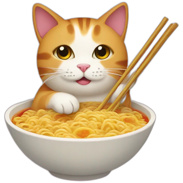 ramen cat emoji