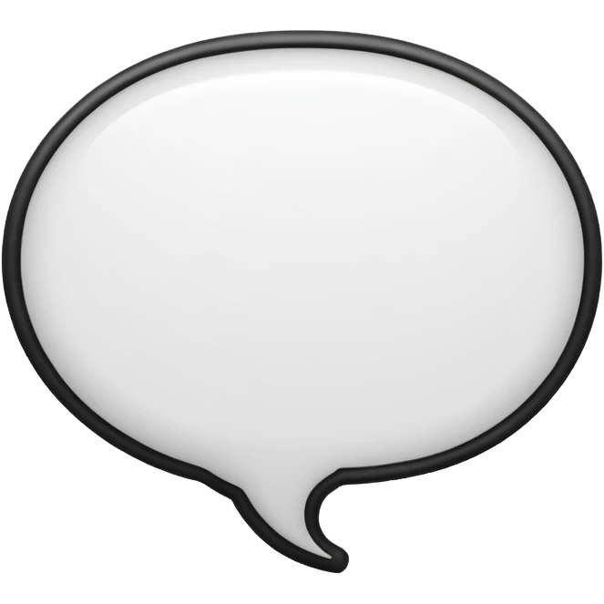 Speech balloon emoji