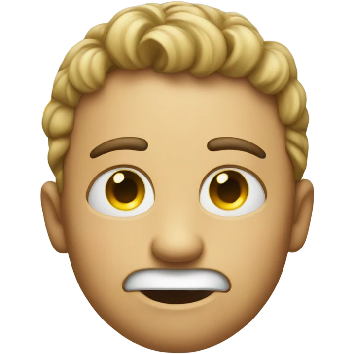 Emoji Face with a stars emoji instead of eyes emoji
