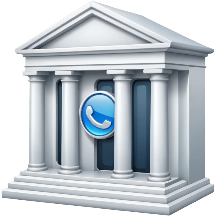 glitter white bank emoji