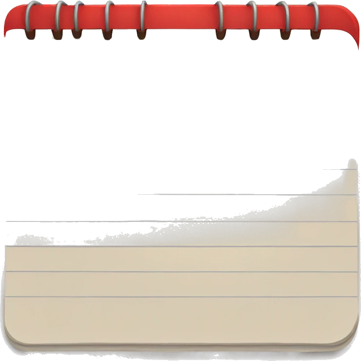 notebook with red marks emoji