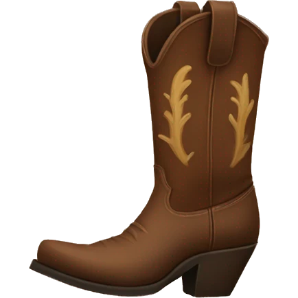 cowboy boots emoji