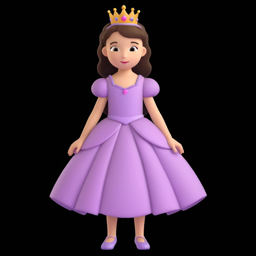 girls in a princess dress emoji