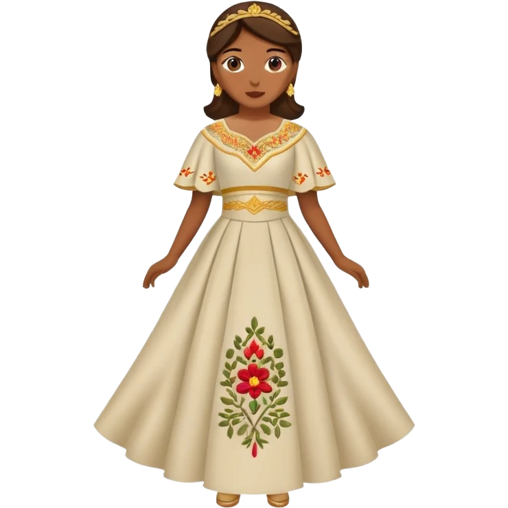 Filipiana dress emoji