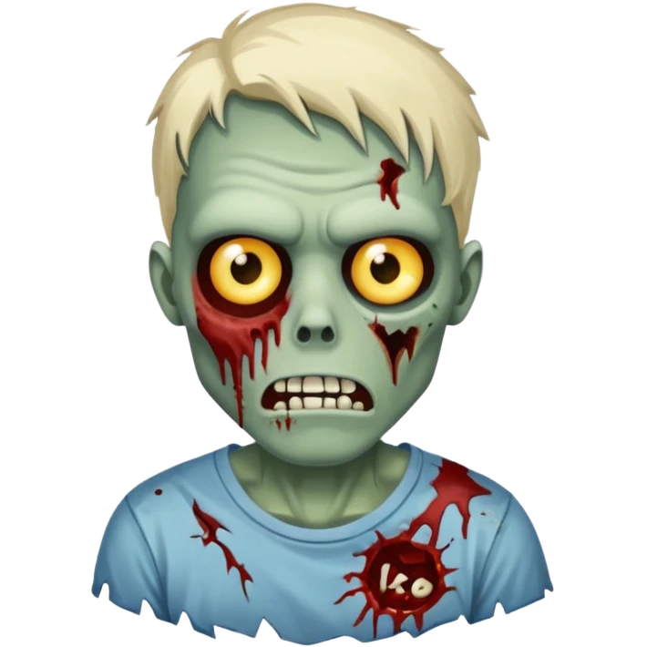 Faça um zombie com uma blusa na emoji