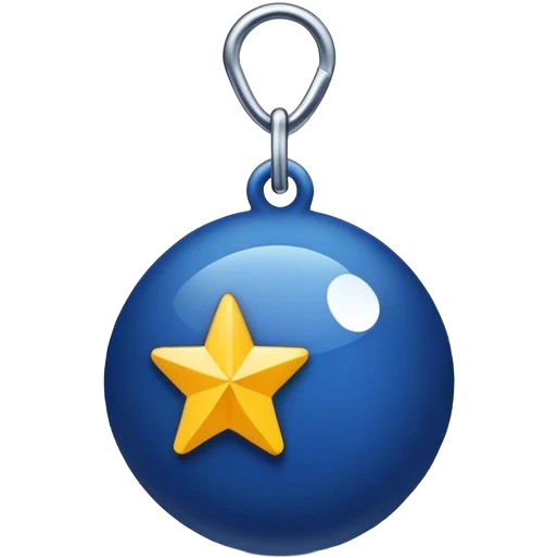 dark blue geotag emoji