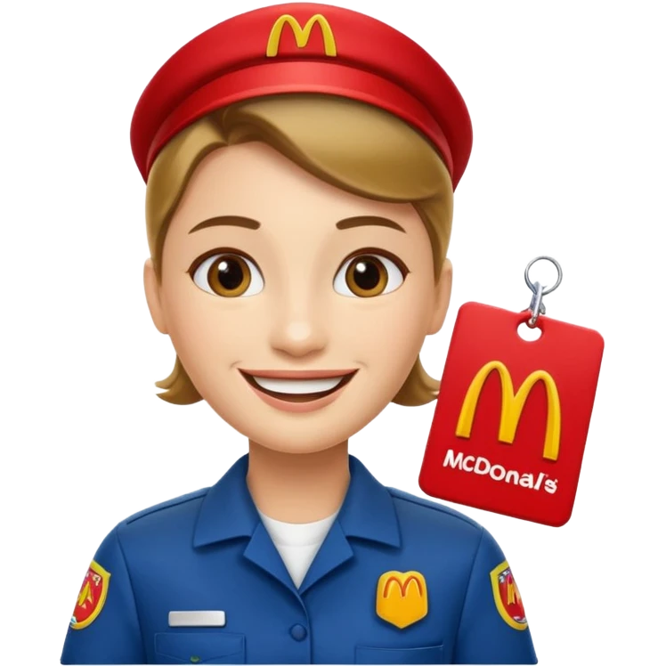 McDonalds worker emoji
