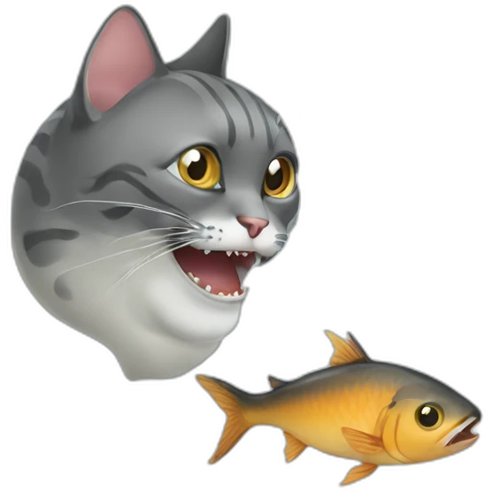 cat-eating-fish emoji