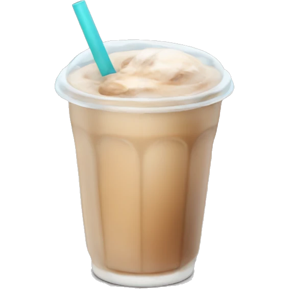 iced chai latte emoji