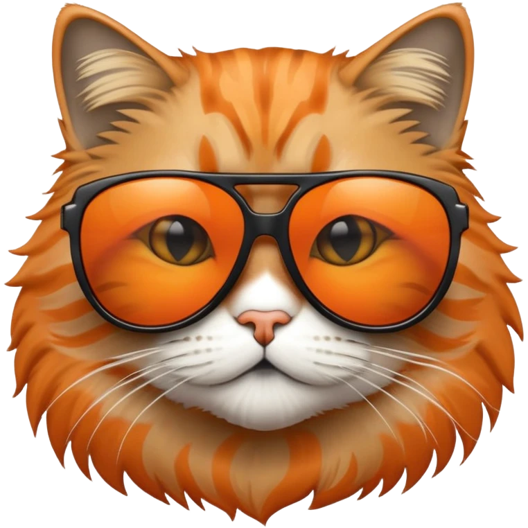 Cool cat wearing sunglasses emoji