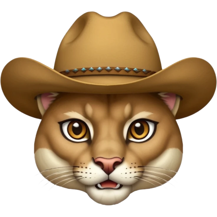 puma with cowboy hat emoji