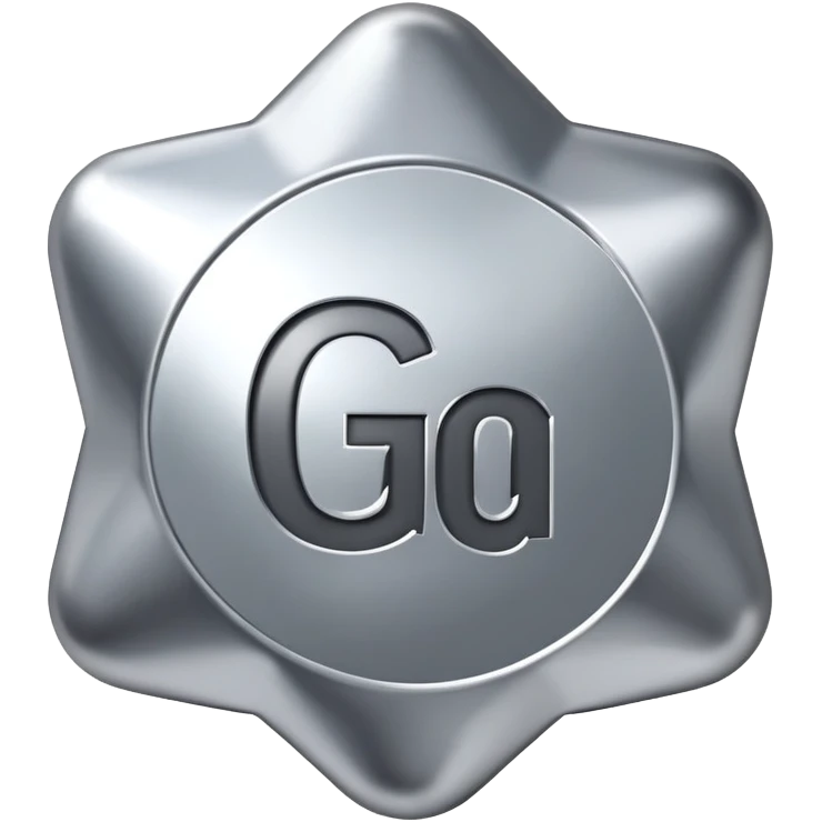 silver metallic germanium element emoji