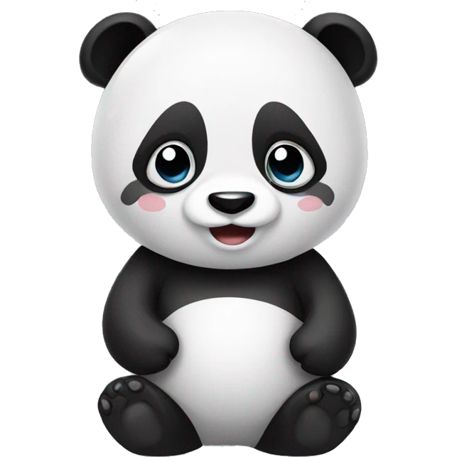 Panda mit Schleife emoji