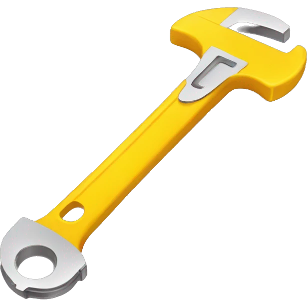 wrench yellow back emoji
