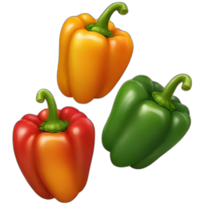 threered peppers emoji