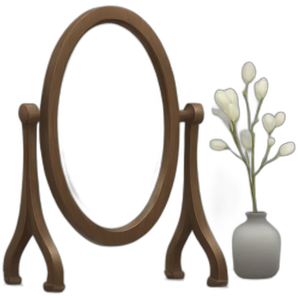 modern mirror standing emoji