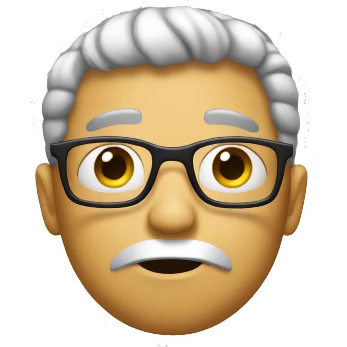 Confused and nervous  emoji