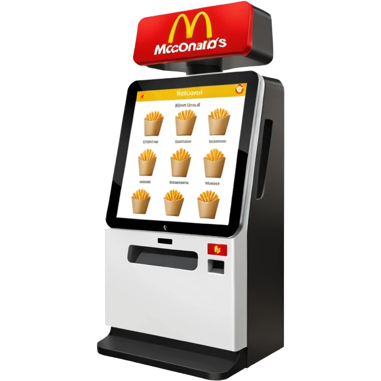 mcdonald's kiosk emoji