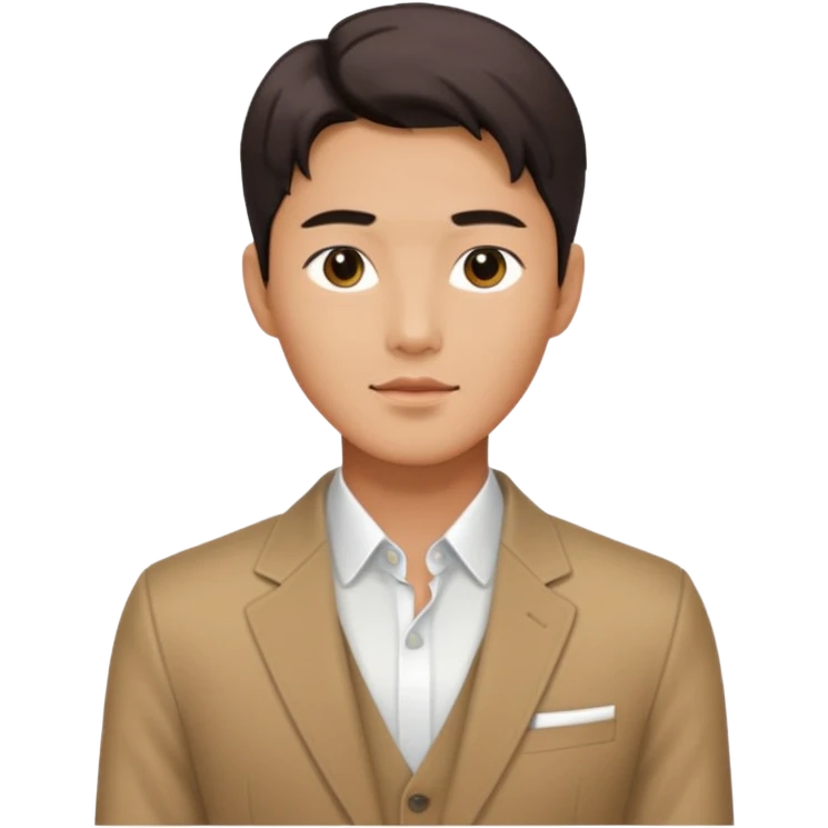 Create a handsome korean men  emoji