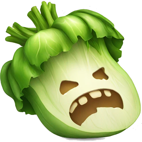 a eaten vegetable emoji