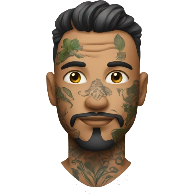 Man whit tattoo  emoji