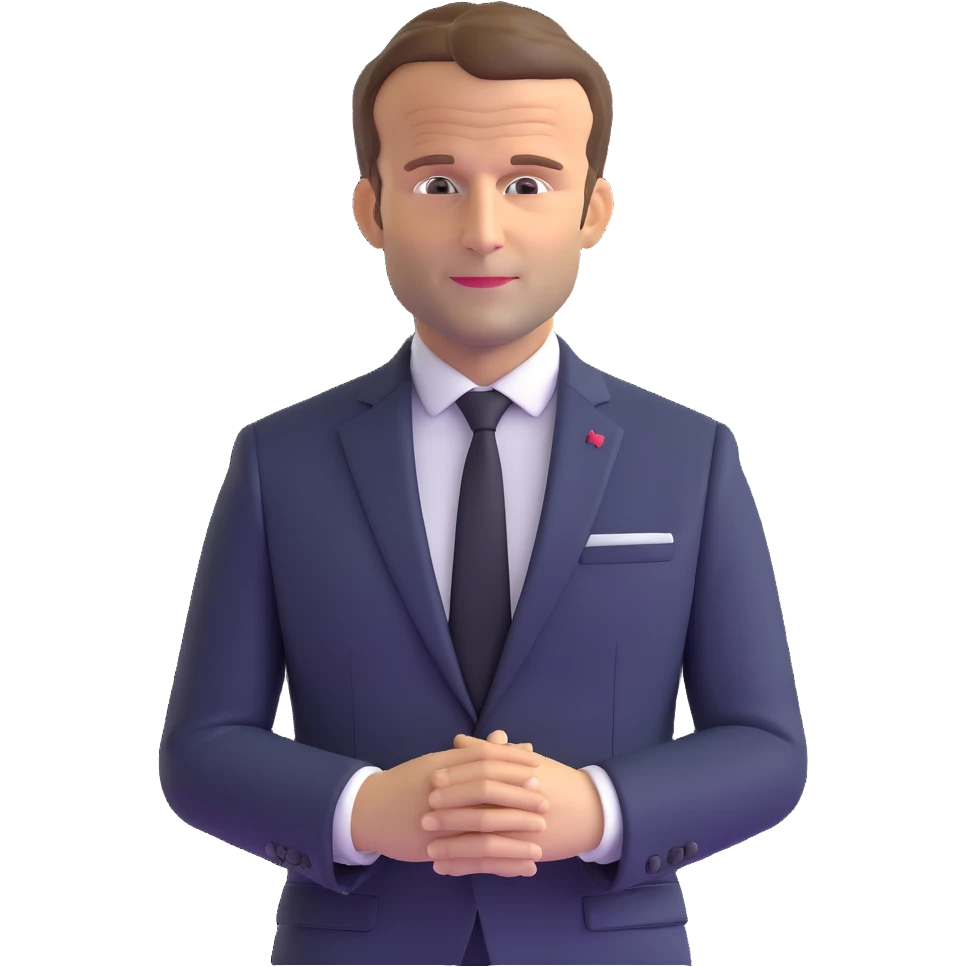Emmanuel Macron, President of France emoji