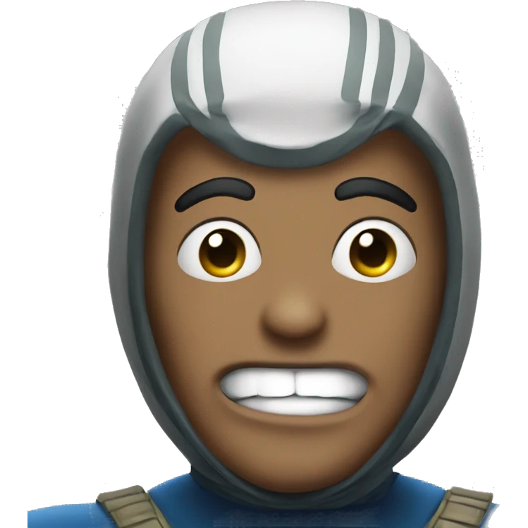 eel face superhero emoji