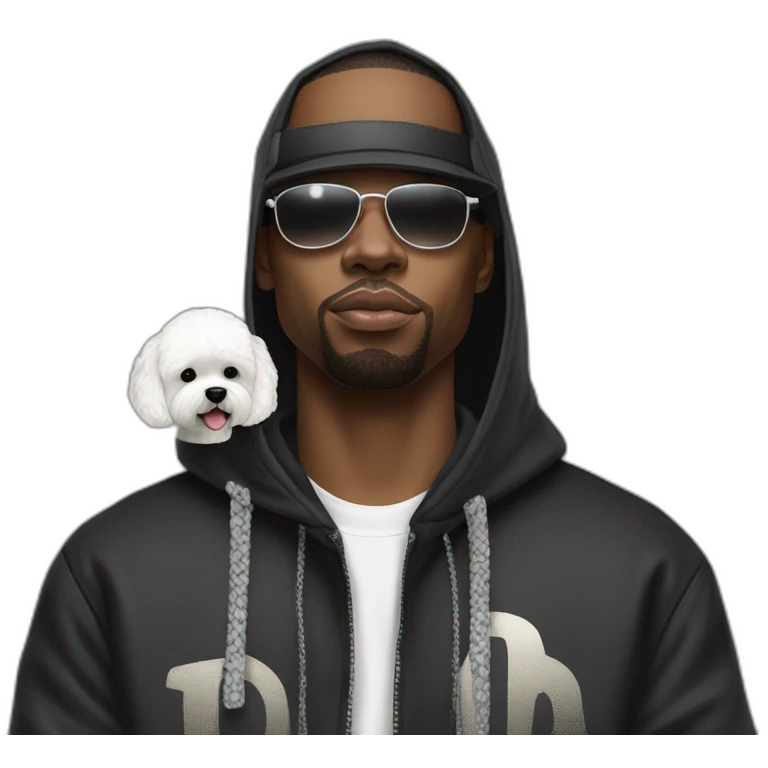 rappers whit bichon emoji
