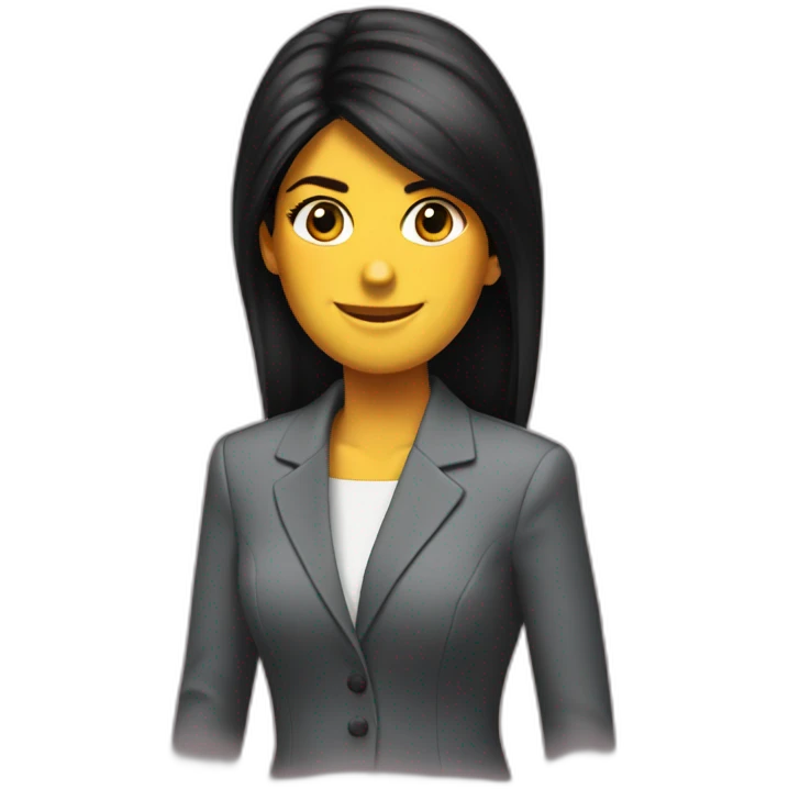 Nikki haley, business suit emoji