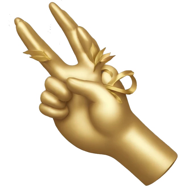 Un roi avec un masque de fer faisant un signe de la main emoji