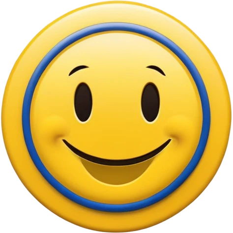 Leeds united smiley badge.  emoji