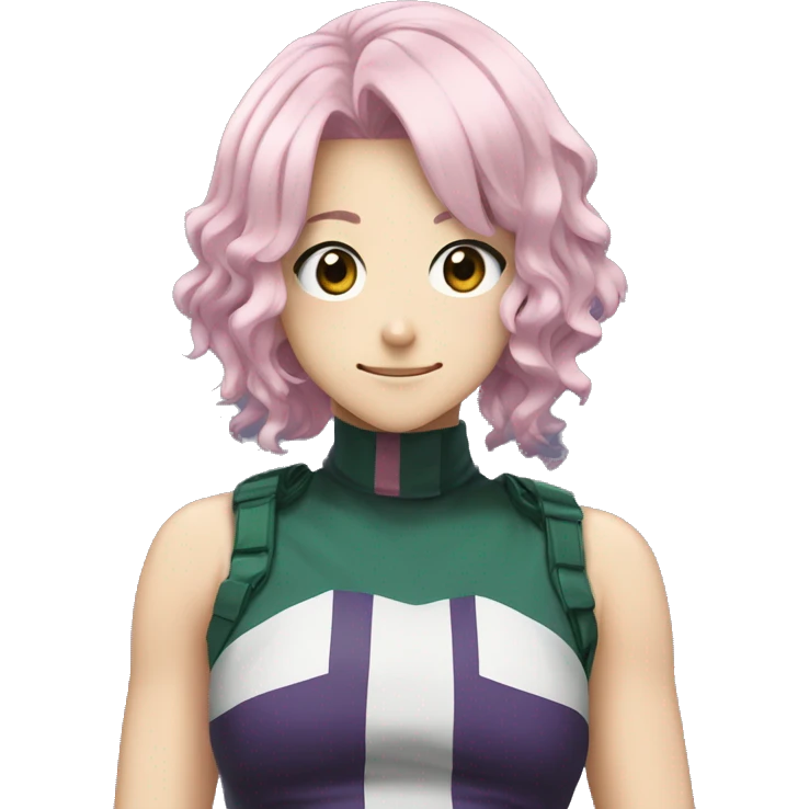 Mina Ashido from my hero academia emoji