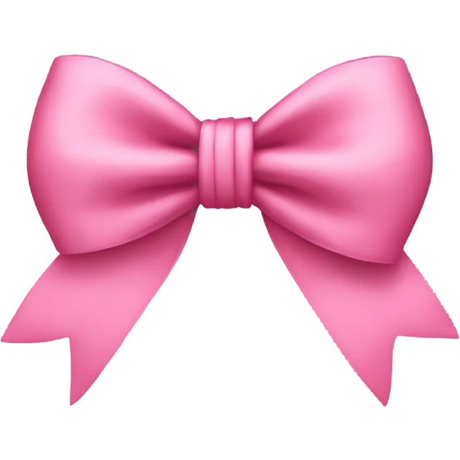 Coquette bow emoji
