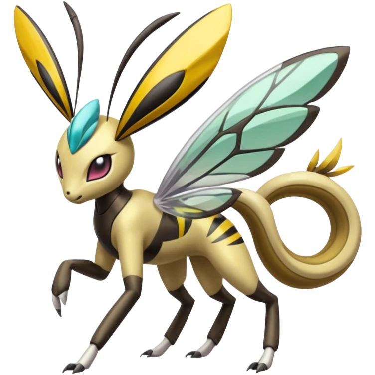 Meloetta-Beedrill-Manectric-Palkia-Cresselia-fusion emoji