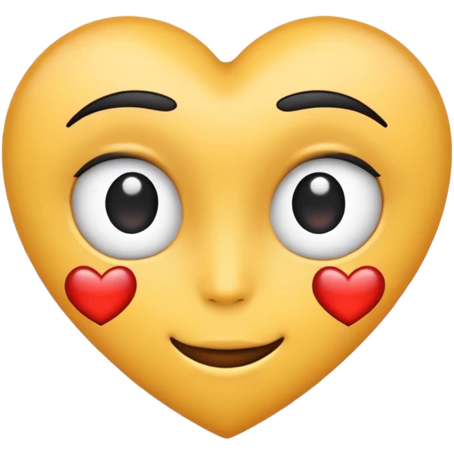 heart eyes black emoji
