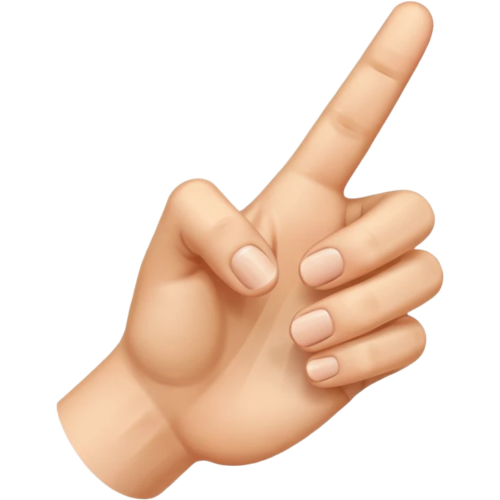 Pointing finger to the right gesture emoji