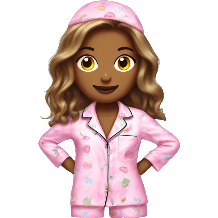 Victoria Secret pyjama emoji