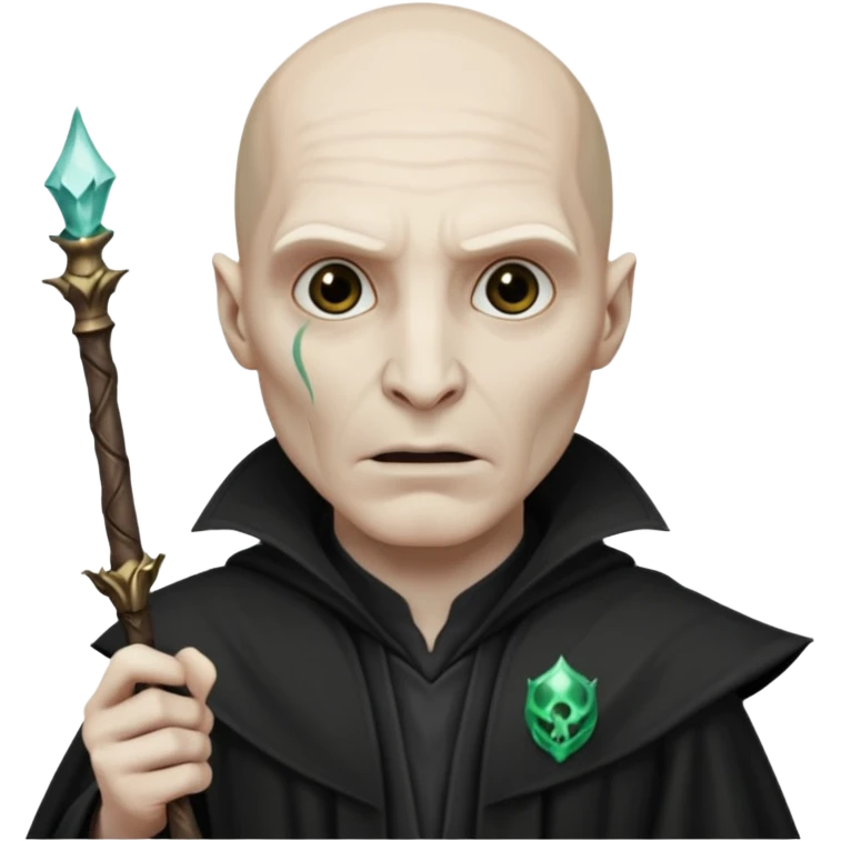 voldemort holding wand emoji